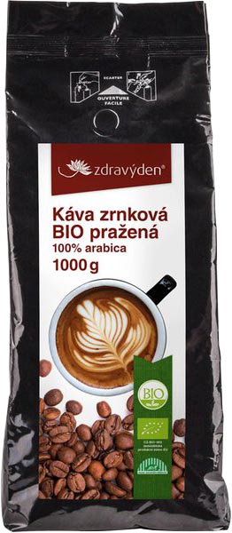 Káva zrnková BIO 1000g